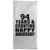 Happy 94th Anniversary 94 Years & Counting - Hand Towel