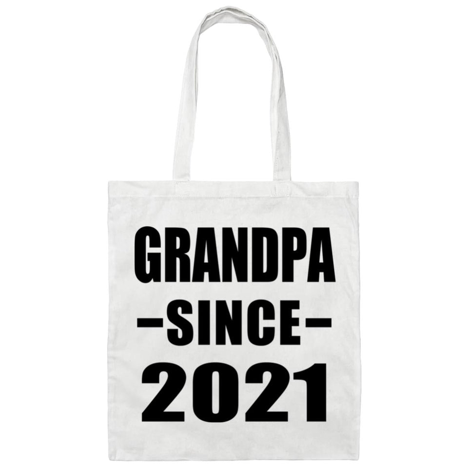 Grandpa Since 2021 - Tote Bag White