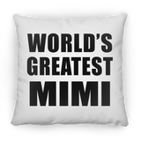 World's Greatest Mimi - Throw Pillow