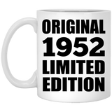 72nd Birthday Original 1952 Limited Edition - 11oz Coffee Mug