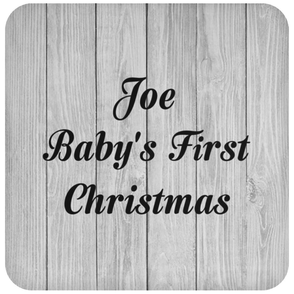 Joe Baby's First Christmas - Drink Coaster F