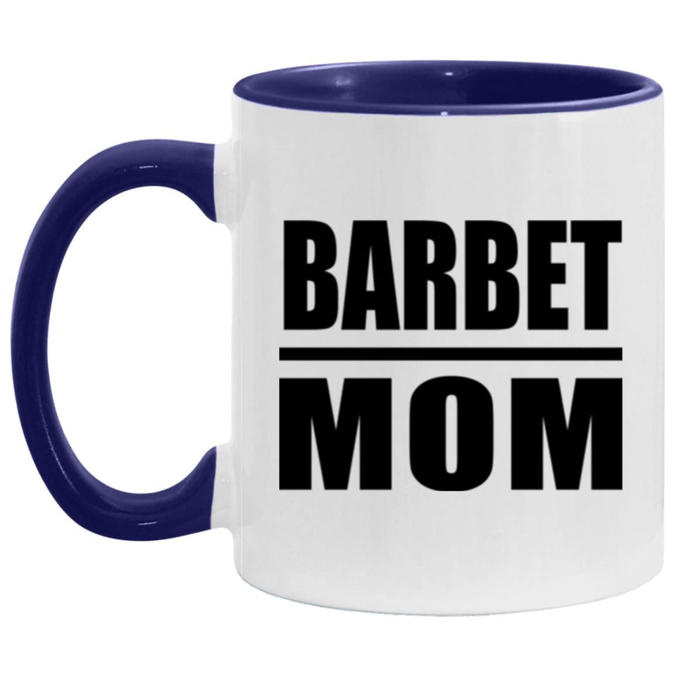 Barbet Mom - 11oz Accent Mug Purple