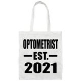 Optometrist Established EST. 2021 - Tote Bag White