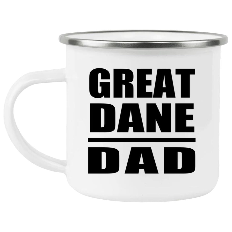 Great Dane Dad - 12oz Camping Mug