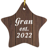 Gran Established Est. 2022 - Star Ornament D