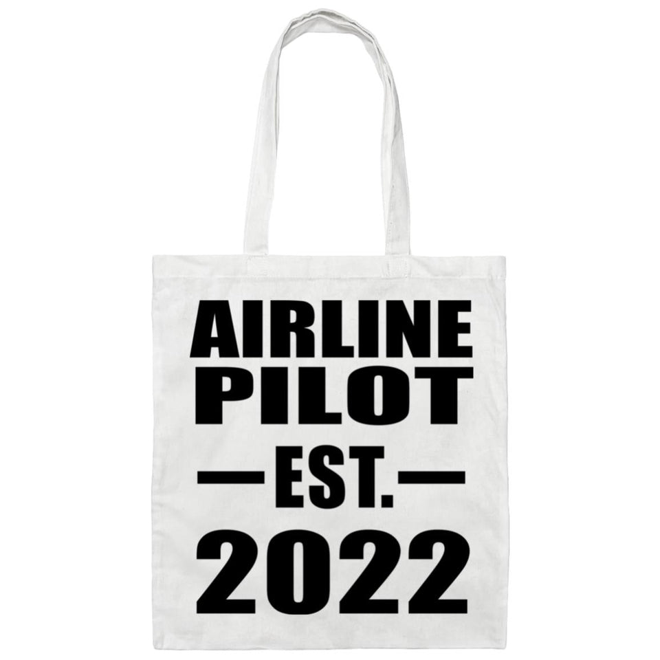 Airline Pilot Established EST. 2022 - Tote Bag White