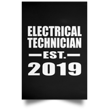 Electrical Technician Established EST. 2019 - Poster Portrait