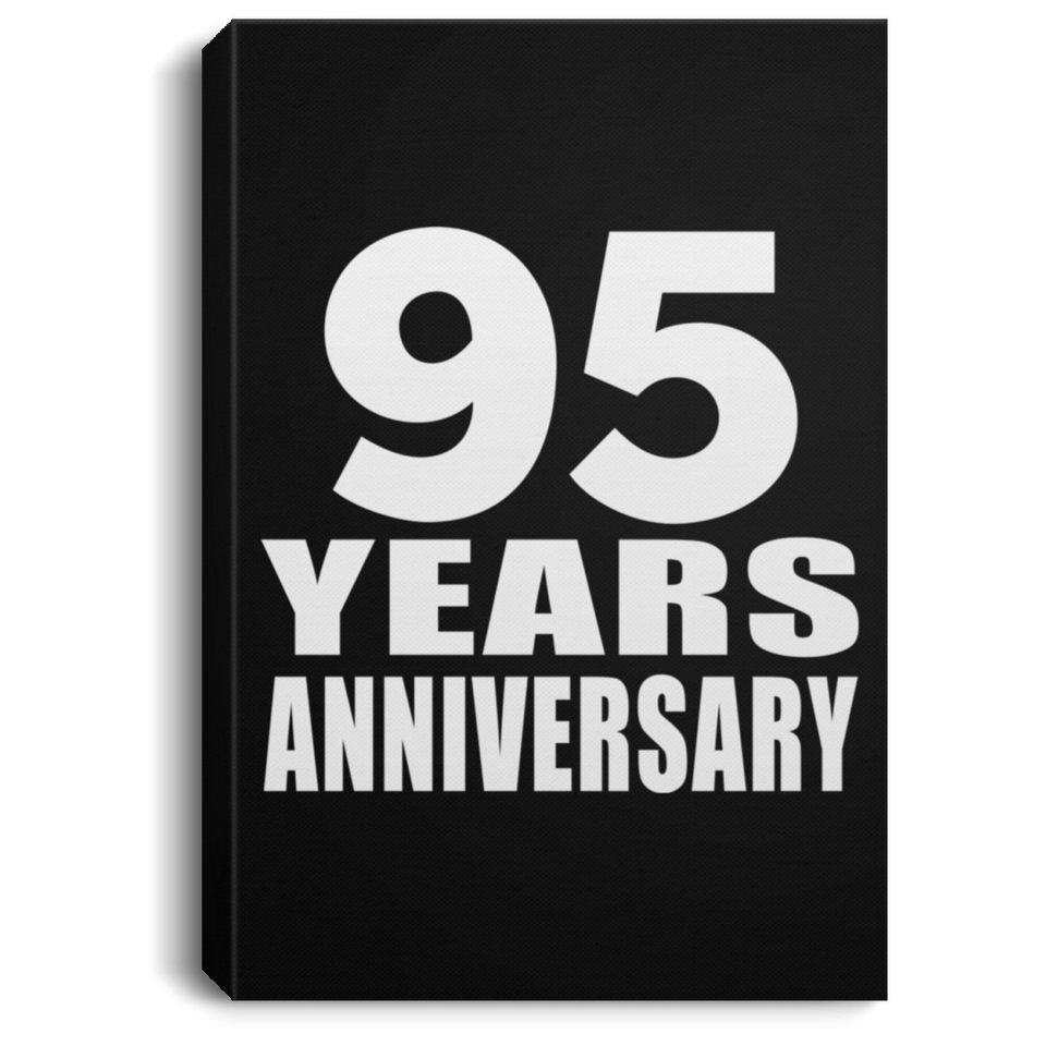 95th Anniversary 95 Years Anniversary - Canvas Portrait