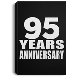 95th Anniversary 95 Years Anniversary - Canvas Portrait