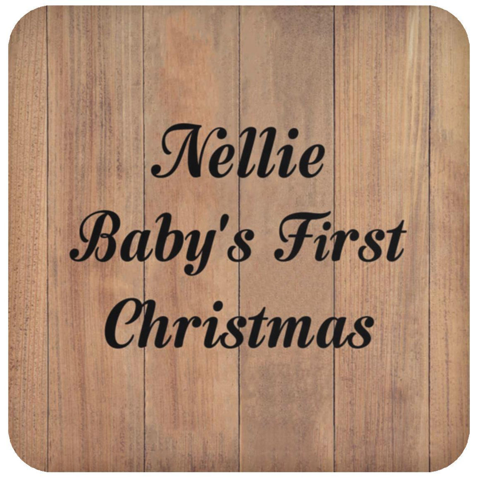 Nellie Baby's First Christmas - Drink Coaster C