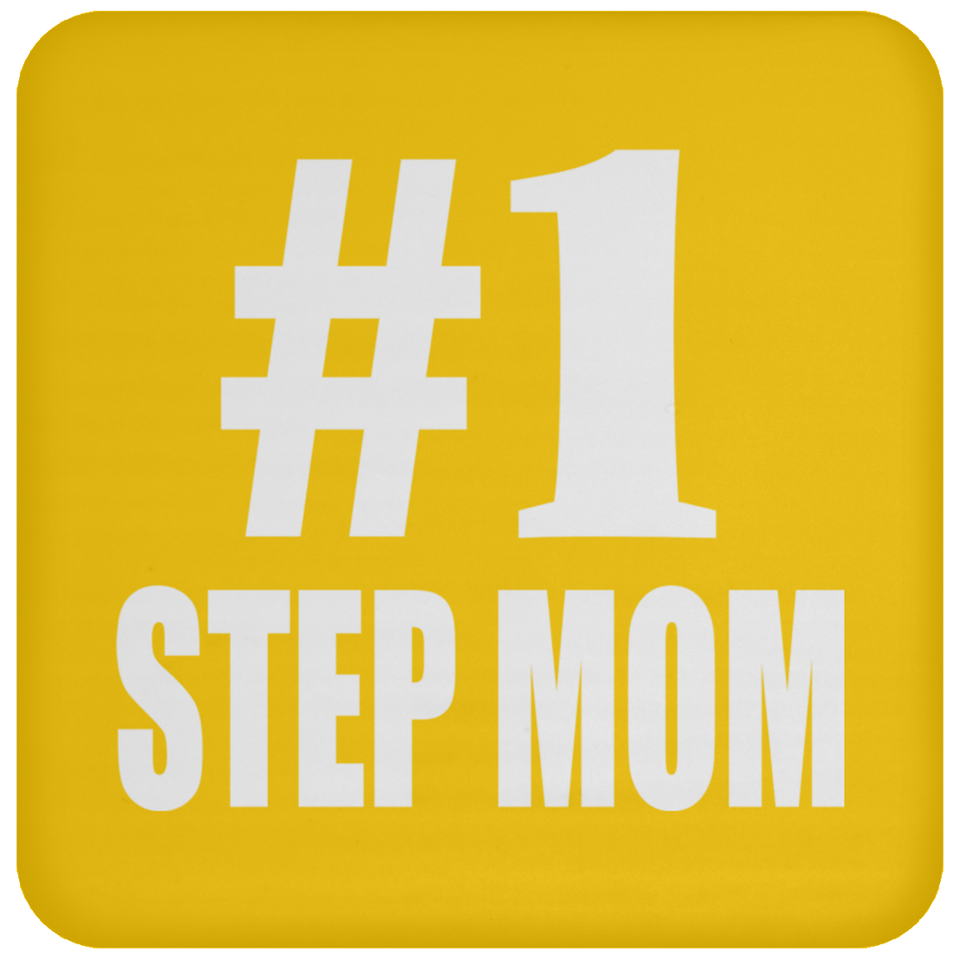 Number One #1 Step Mom - Drink Coaster