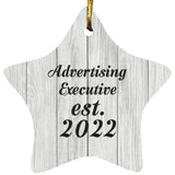 Advertising Executive Established Est. 2022 - Star Ornament F