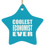 Coolest Economist Ever - Star Ornament