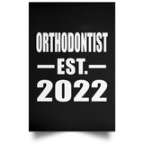 Orthodontist Established EST. 2022 - Poster Portrait