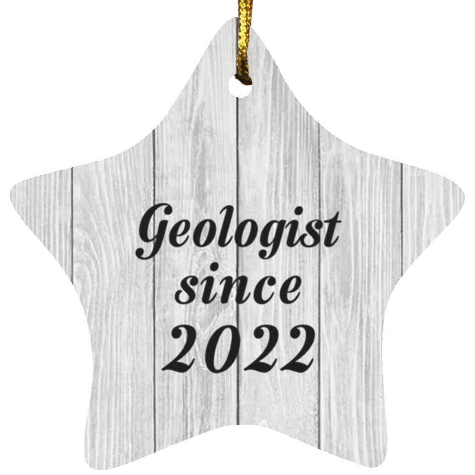 Geologist Since 2022 - Star Ornament F