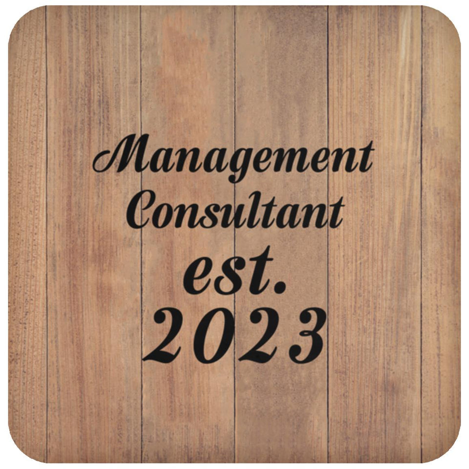 Management Consultant Established Est. 2023 - Drink Coaster C