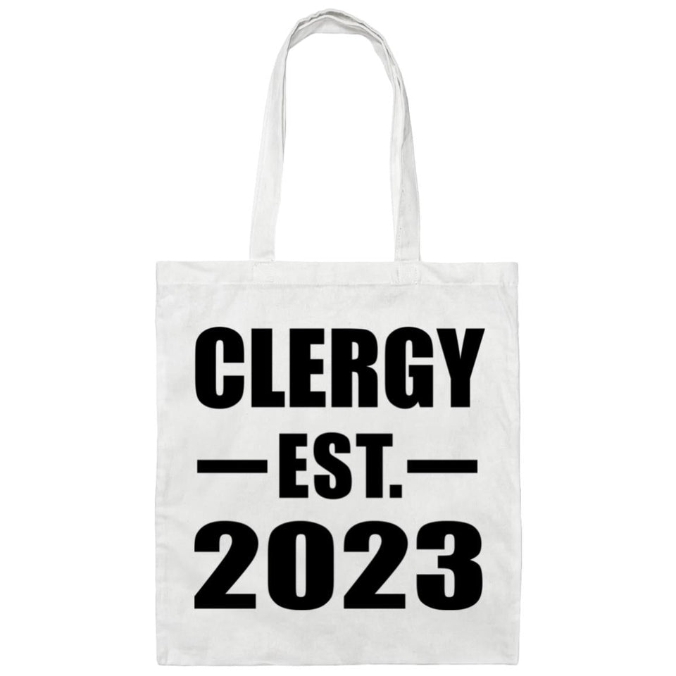 Clergy Established EST. 2023 - Tote Bag White