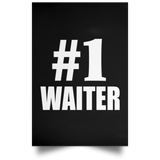 Number One #1 Waiter - Poster Portrait