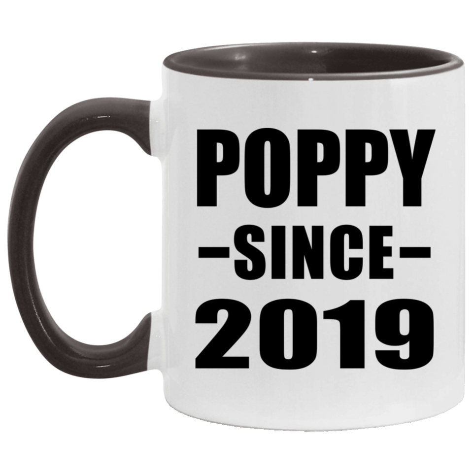 Poppy Since 2019 - 11oz Accent Mug Black