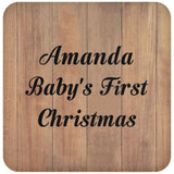 Amanda Baby's First Christmas - Drink Coaster C