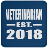 Veterinarian Established EST. 2018 - Drink Coaster
