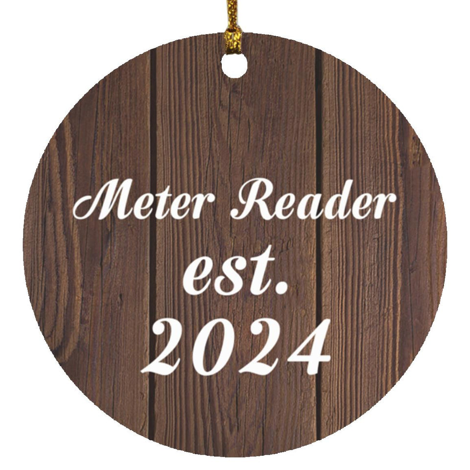Meter Reader Established Est. 2024 - Circle Ornament D