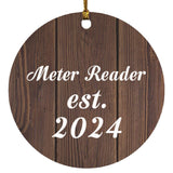 Meter Reader Established Est. 2024 - Circle Ornament D