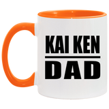 Kai Ken Dad - 11oz Accent Mug Orange