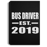 Bus Driver Established EST. 2019 - Canvas Portrait