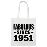 73rd Birthday Fabulous Since 1951 - Tote Bag White