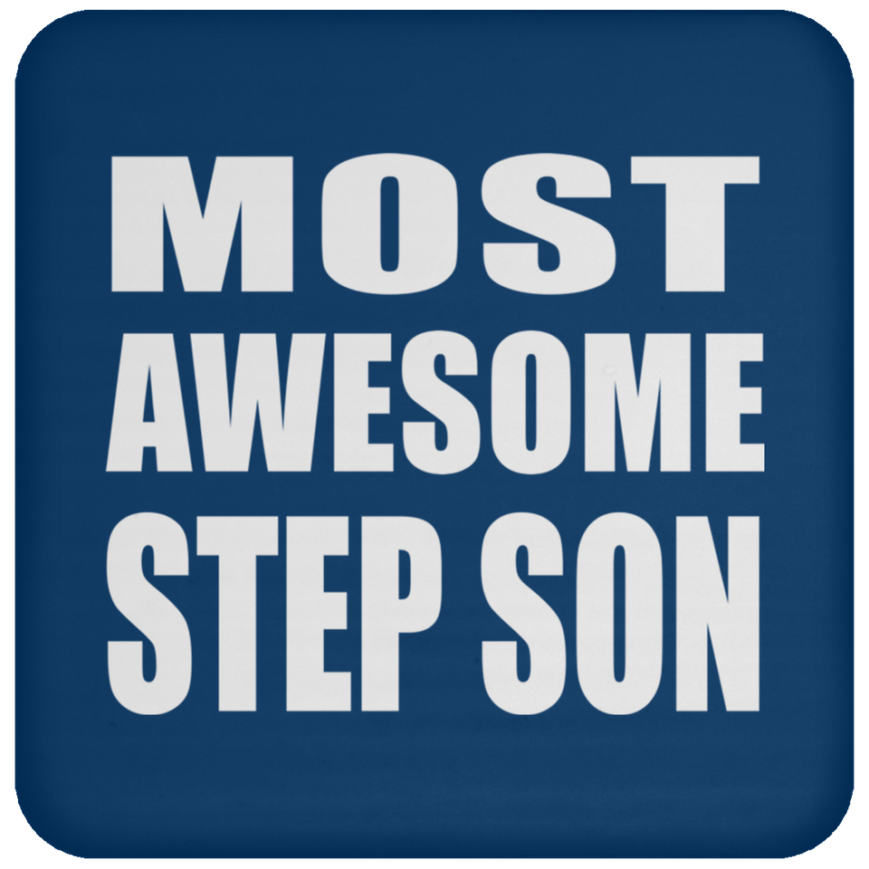 Most Awesome Step Son - Drink Coaster