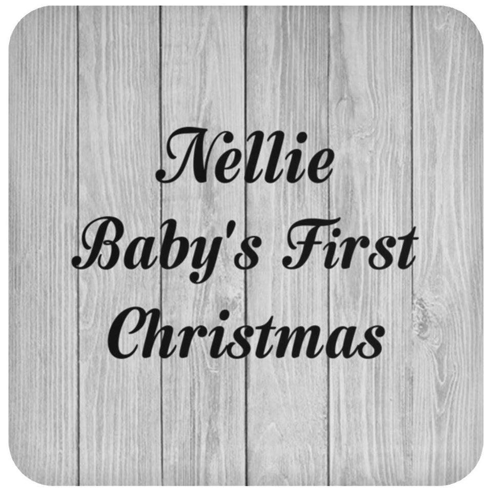 Nellie Baby's First Christmas - Drink Coaster F