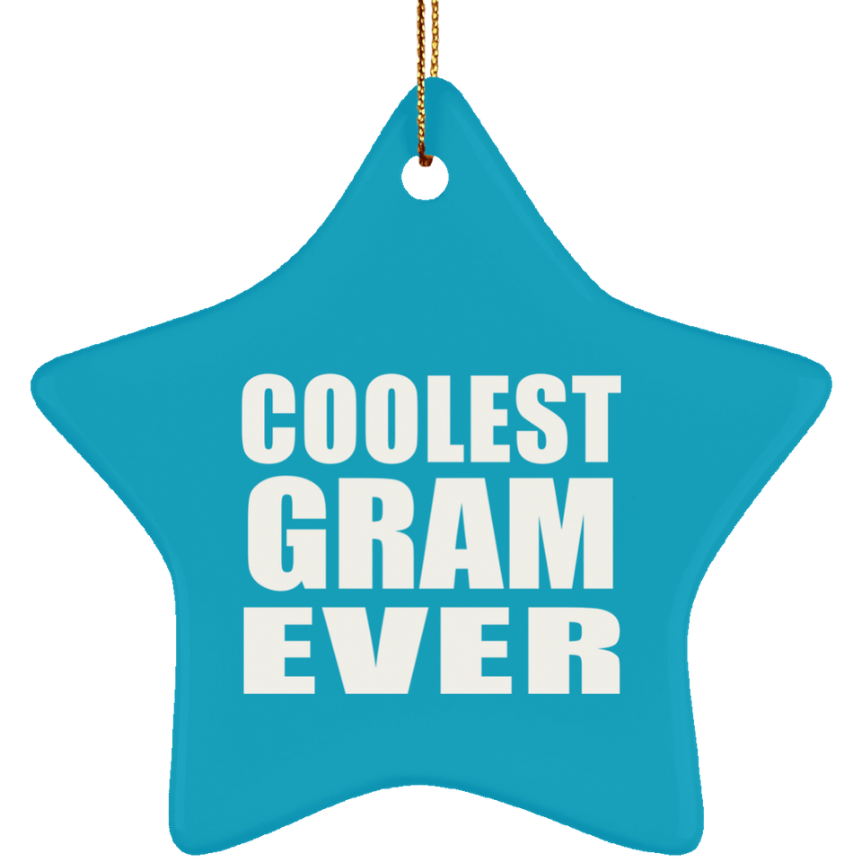 Coolest Gram Ever - Star Ornament