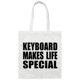 Keyboard Makes Life Special - Tote Bag White