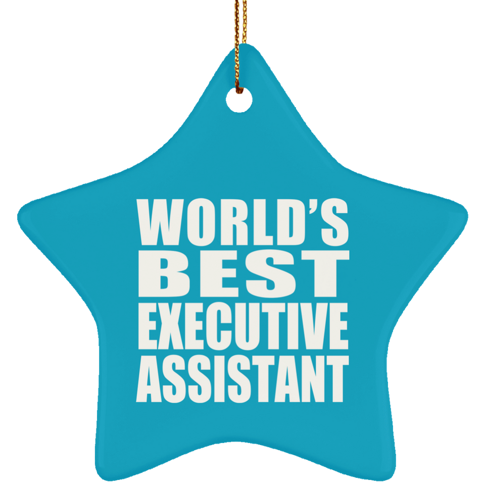 World's Best Executive Assistant - Star Ornament