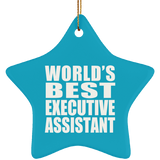 World's Best Executive Assistant - Star Ornament