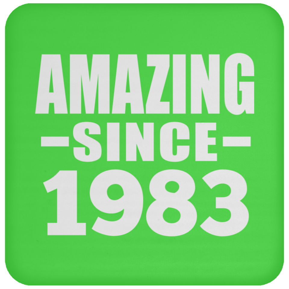 41st Birthday Amazing Since 1983 - Drink Coaster