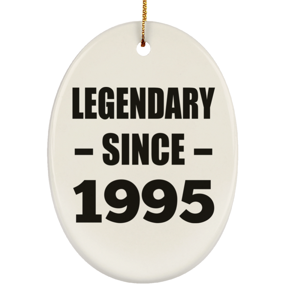 29th Birthday Legendary Since 1995 - Oval Ornament