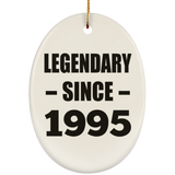 29th Birthday Legendary Since 1995 - Oval Ornament