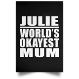 Julie World's Okayest Mum - Poster Portrait
