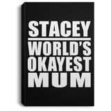 Stacey World's Okayest Mum - Canvas Portrait