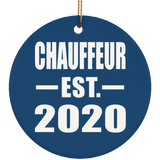 Chauffeur Established EST. 2020 - Circle Ornament