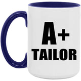 A+ Tailor - 15oz Accent Mug Purple