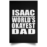 Isaac World's Okayest Dad - Poster Portrait