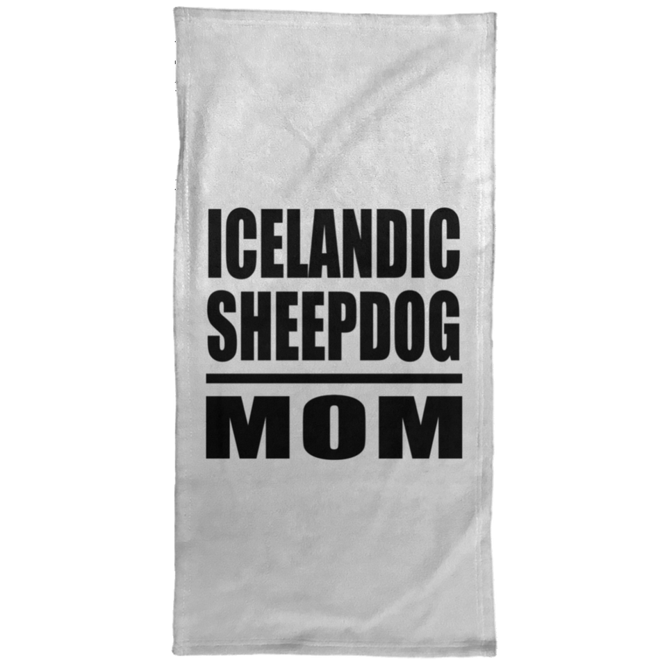 Icelandic Sheepdog Mom - Hand Towel