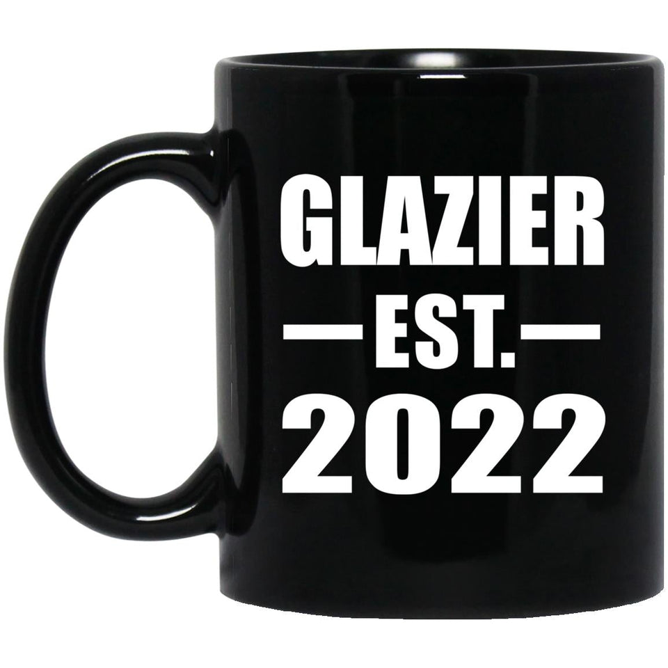 Glazier Established EST. 2022 - 11oz Coffee Mug Black