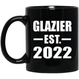Glazier Established EST. 2022 - 11oz Coffee Mug Black
