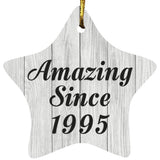 29th Birthday Amazing Since 1995 - Star Ornament F