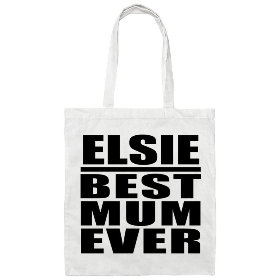Elsie Best Mum Ever - Tote Bag White