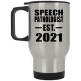 Speech Pathologist Established EST. 2021 - Silver Travel Mug
